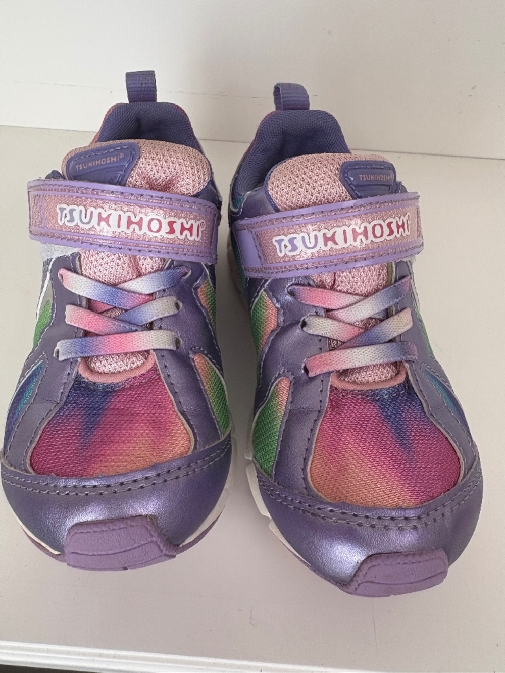 Tsukihosi Rainbow Lavender/Multi Girls shoes size 10